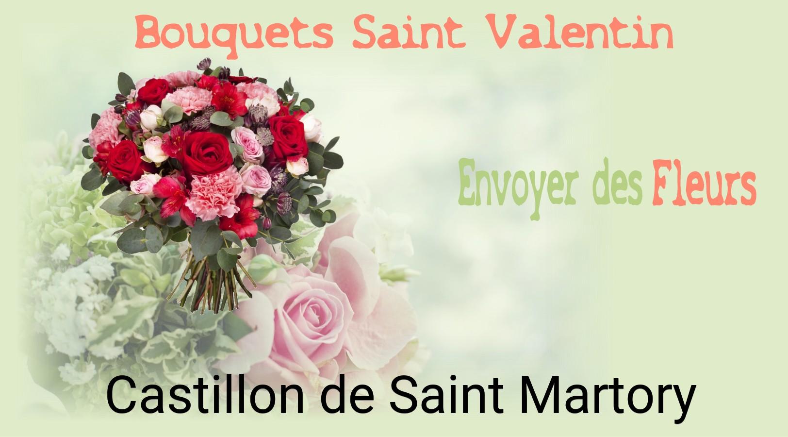 Roses de Saint-Valentin livrées à Castillon-de-Saint-Martory